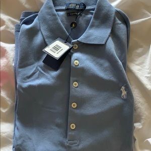 LAUREN WOMAN Stretch Piqué Polo Shirt